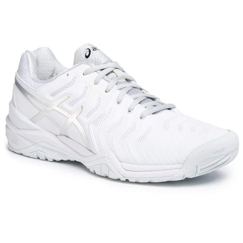 Asics Gel-Resolution 7 M (White/Silver) - Image 2