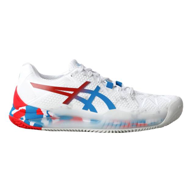 Asics Gel-Resolution 8 L.E. W (White/Electric Blue)