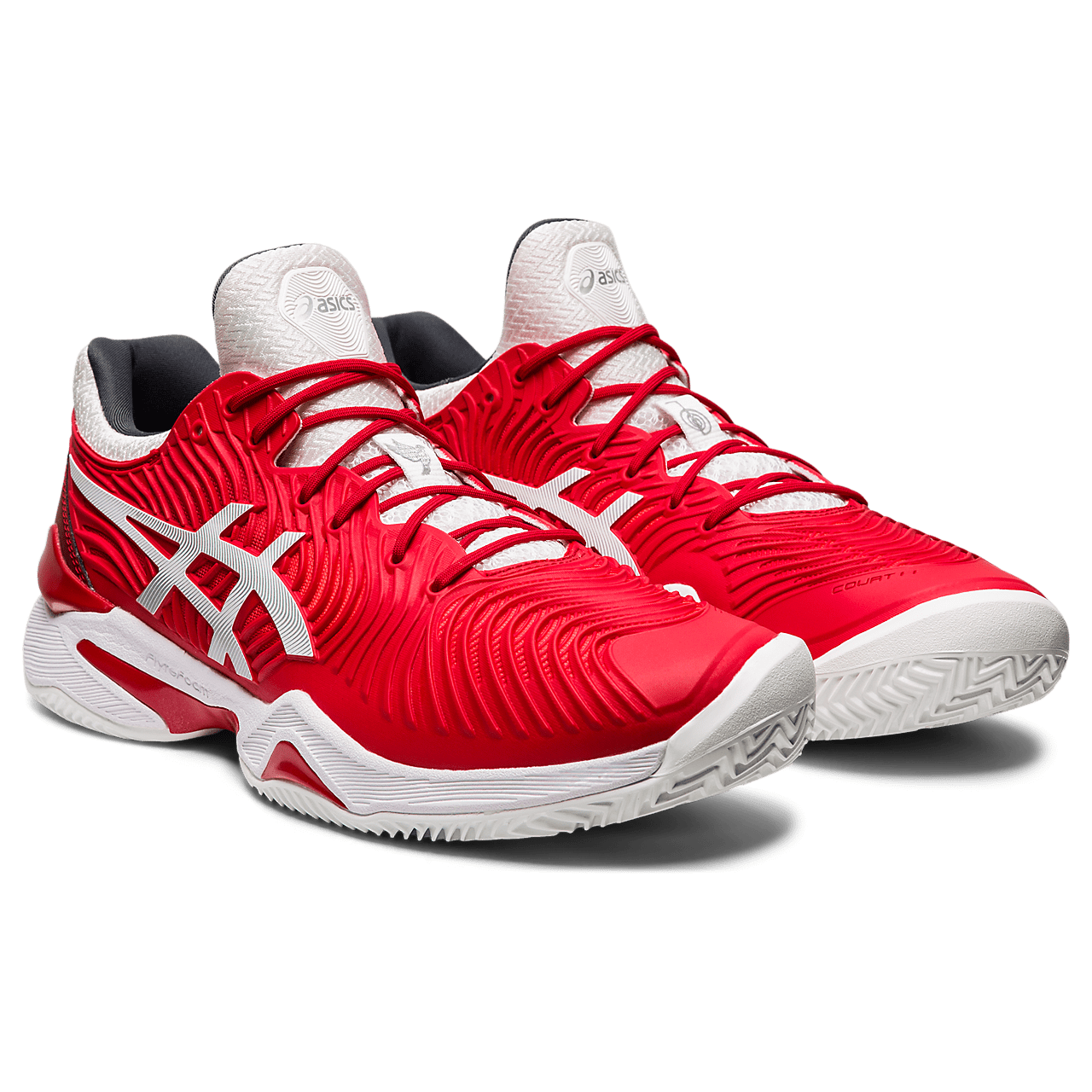 Asics Court FF Novak Clay M (Classic Red/White) - Image 2