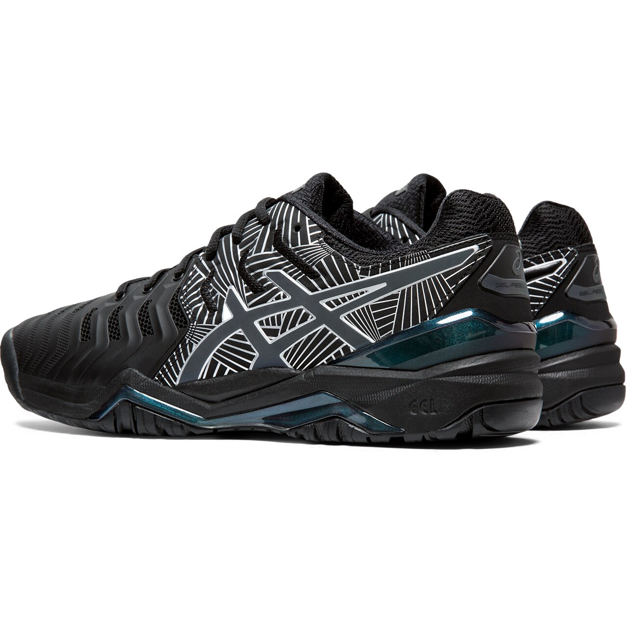 Asics Gel-Resolution 7 L.E M (Black/Silver) - Image 6