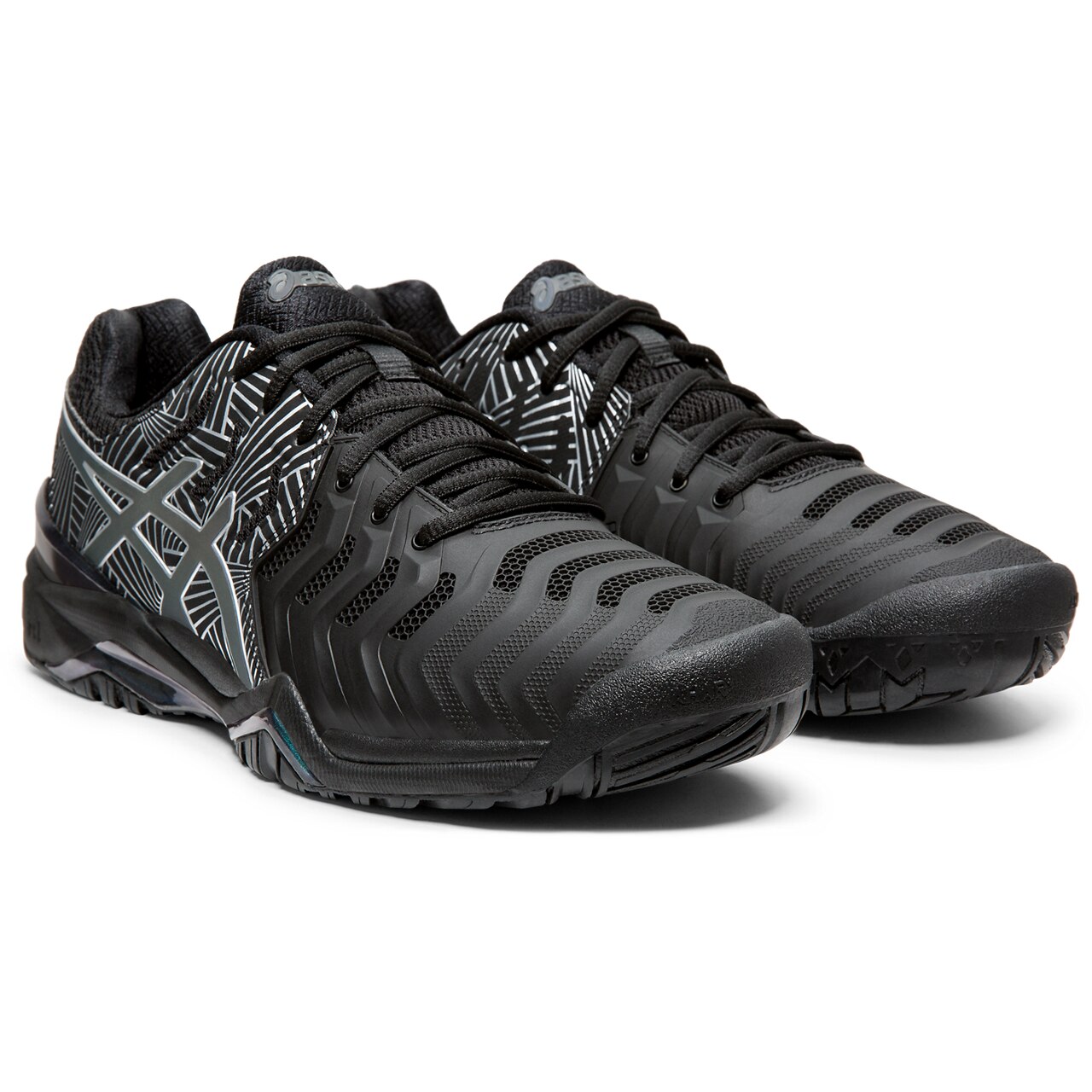 Asics Gel-Resolution 7 L.E M (Black/Silver) - Image 2