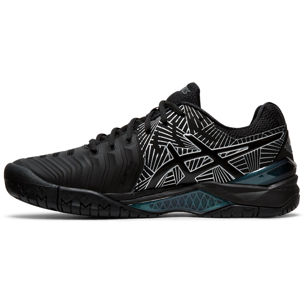Asics Gel-Resolution 7 L.E M (Black/Silver) - Image 3