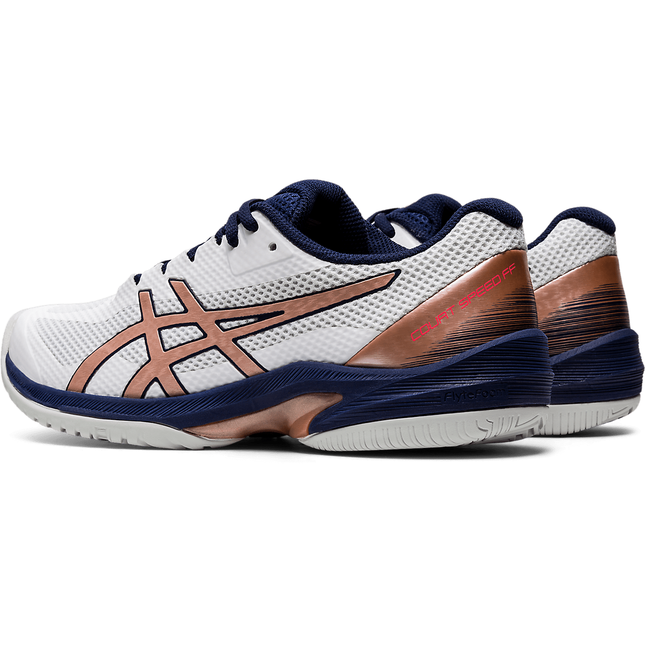 Asics Court Speed FF W 2020 (White/Rose Gold) - Image 3