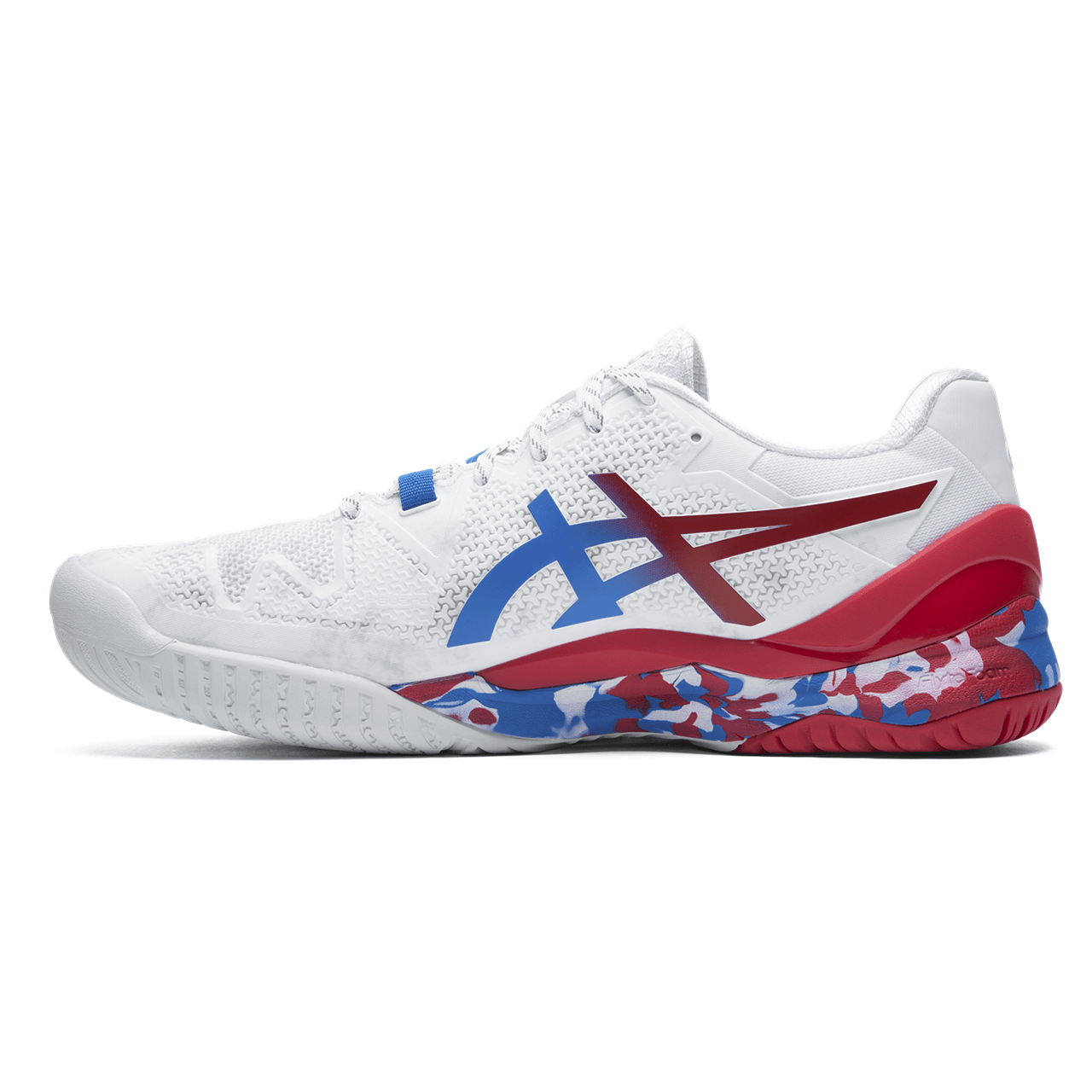 Asics Gel-Resolution 8 L.E. M (White/Electric Blue) - Image 3