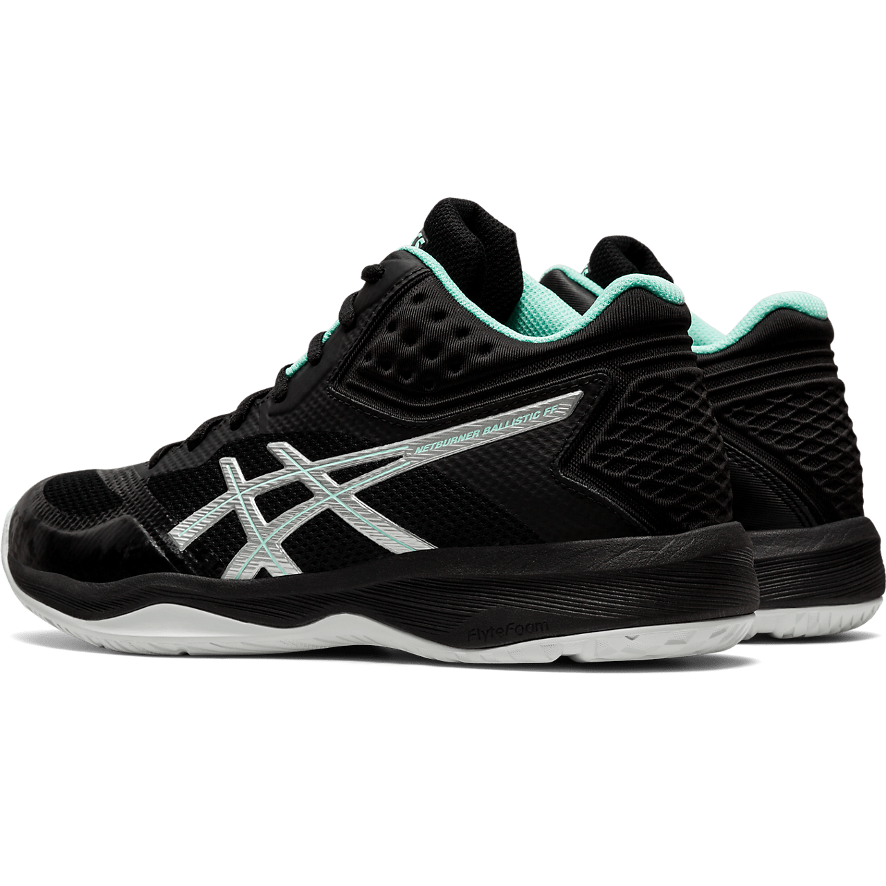 Asics Netburner Ballistic FF MT W (Black/Pure Silver) - Image 3