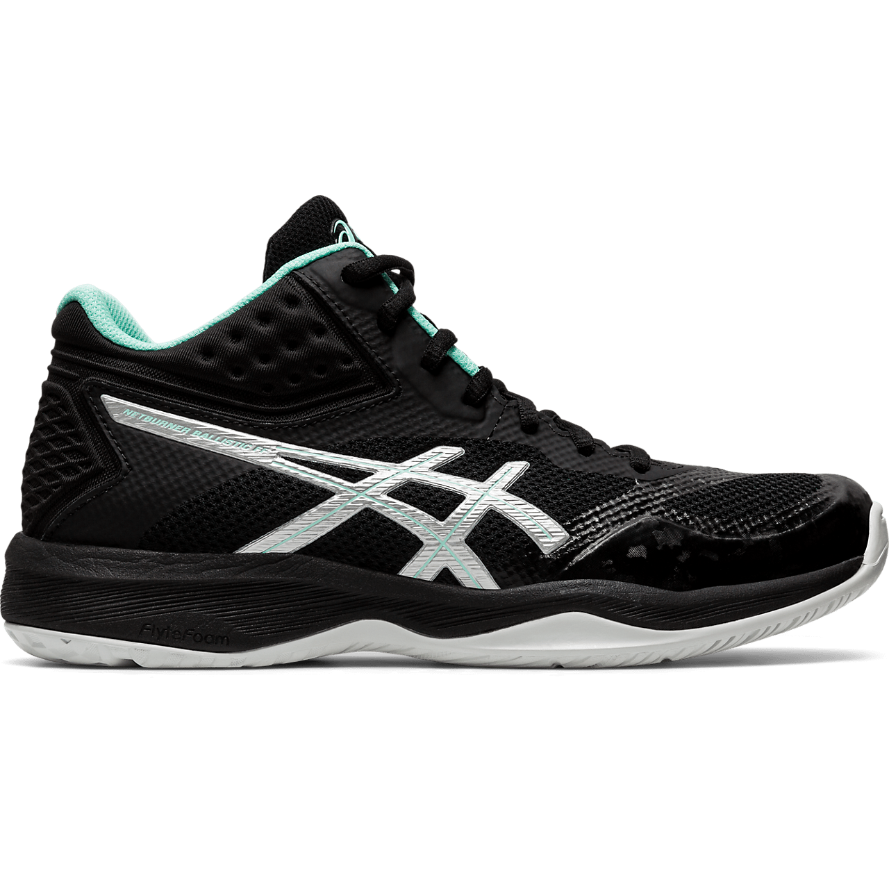 Asics Netburner Ballistic FF MT W (Black/Pure Silver)