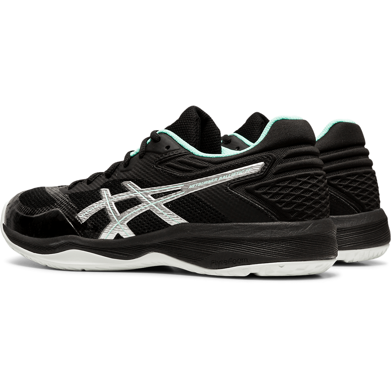 Asics Netburner Ballistic FF W (Black/Pure Silver) - Image 3