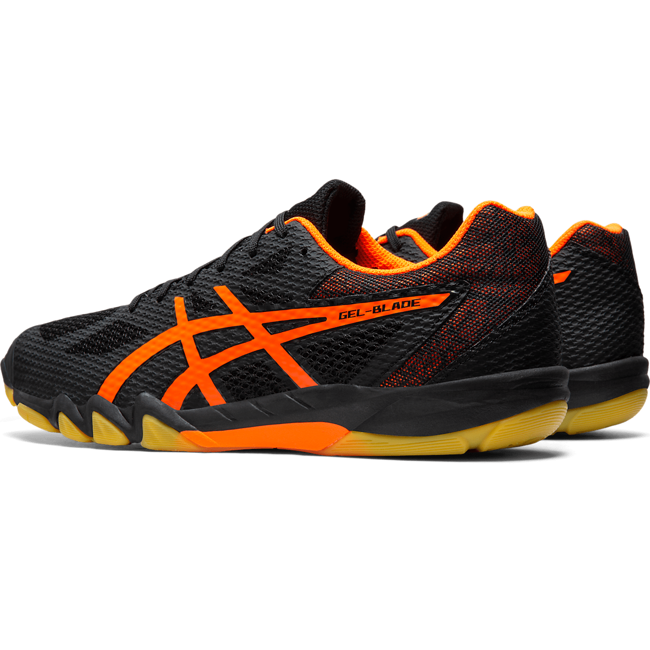 Asics Gel-Blade 7 M (Black/Shocking Orange) - Image 3
